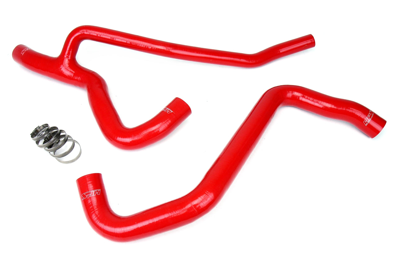 HPS Red Silicone Radiator Hose Kit 2007-2010 Ford Mustang GT V8 57-1014-RED