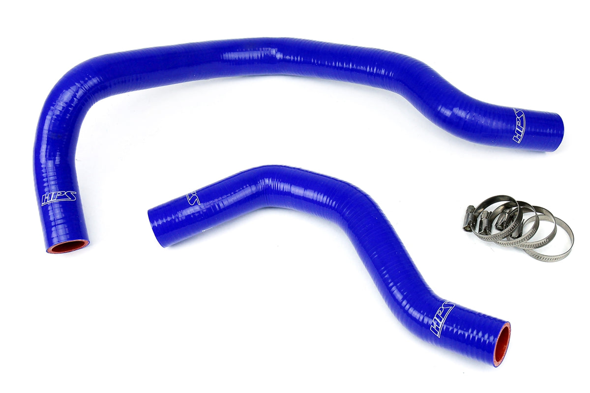 HPS Blue Reinforced Silicone Radiator Hose Kit Coolant Honda 88-91 CRX w/ B16 57-1016-BLUE