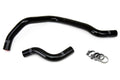 HPS Black Reinforced Silicone Radiator Hose Kit Coolant Honda 93-97 Del Sol SOHC D15 D16 57-1018-BLK