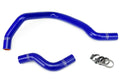 HPS Blue Reinforced Silicone Radiator Hose Kit Coolant Honda 93-97 Del Sol SOHC D15 D16 57-1018-BLUE