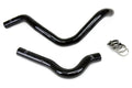 HPS Black Reinforced Silicone Radiator Hose Kit Coolant Honda 92-00 Civic B16 57-1019-BLK