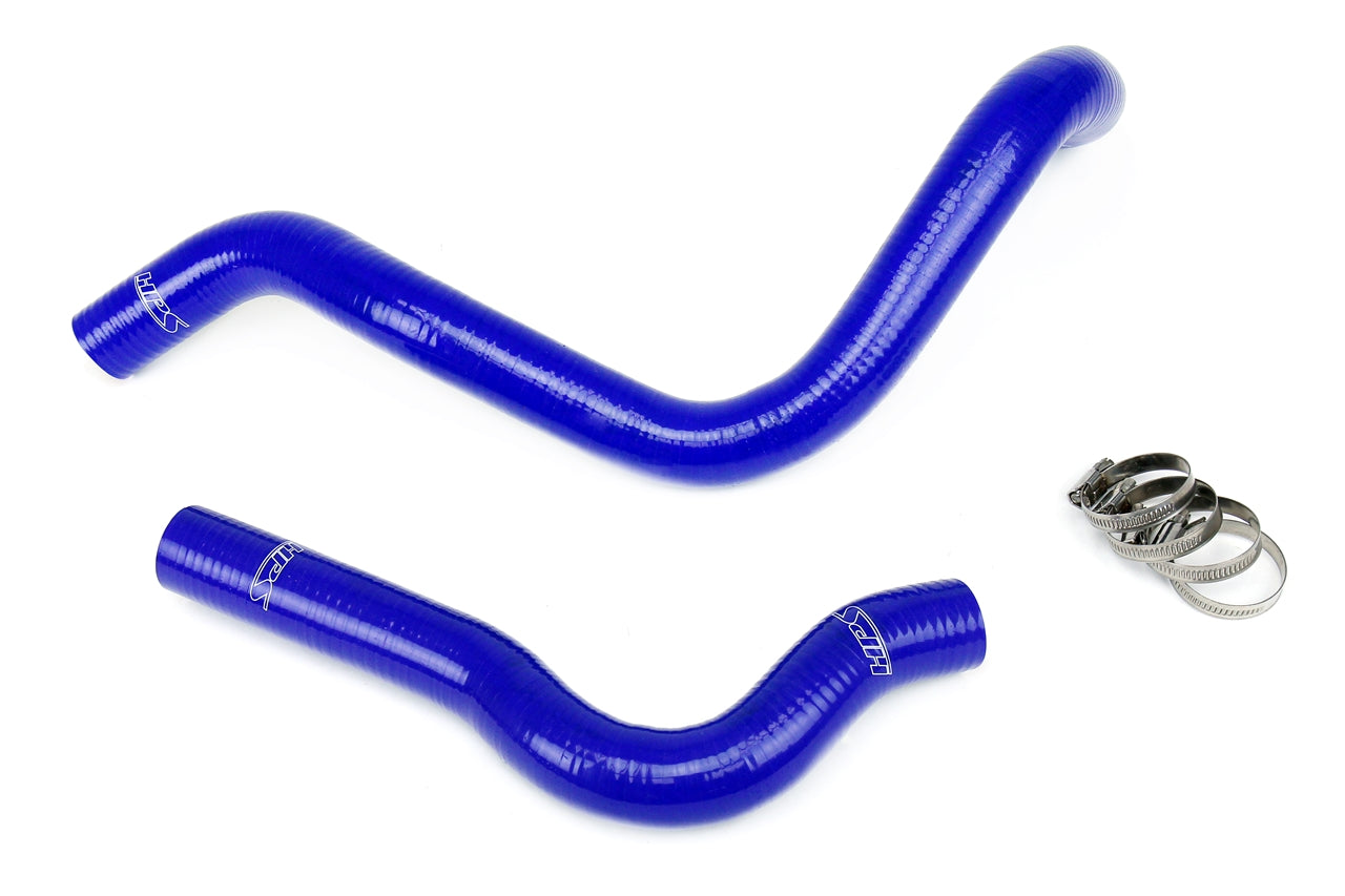 HPS Blue Reinforced Silicone Radiator Hose Kit Coolant Honda 93-97 Del Sol DOHC VTEC B16 57-1019-BLUE