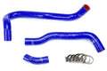 HPS Blue Reinforced Silicone Radiator Hose Kit Coolant Honda 06-11 Civic Si 57-1021-BLUE