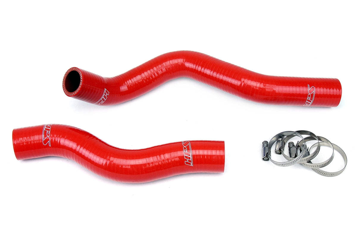 HPS Red Reinforced Silicone Radiator Hose Kit Coolant Honda 06-11 Civic Non Si R18A1 R16 57-1022-RED