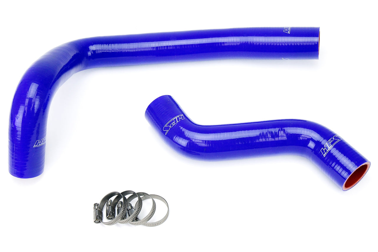 HPS Blue Reinforced Silicone Radiator Hose Kit Coolant Mazda 93-97 RX7 FD3S 57-1035-BLUE