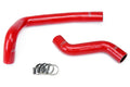 HPS Red Reinforced Silicone Radiator Hose Kit Coolant Mazda 93-97 RX7 FD3S 57-1035-RED