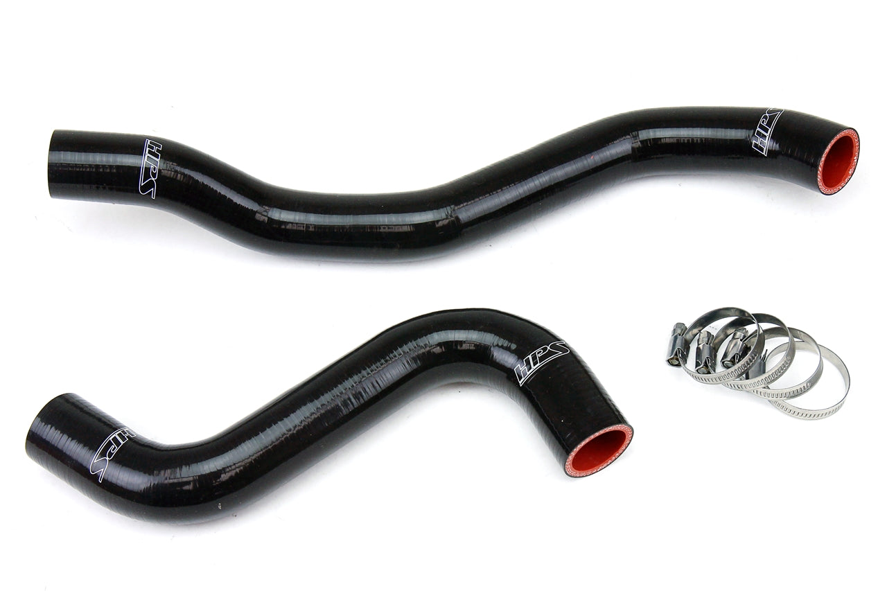 HPS Black Silicone Radiator Hose Kit 1995-1999 Mitsubishi Eclipse Turbo 57-1039-BLK
