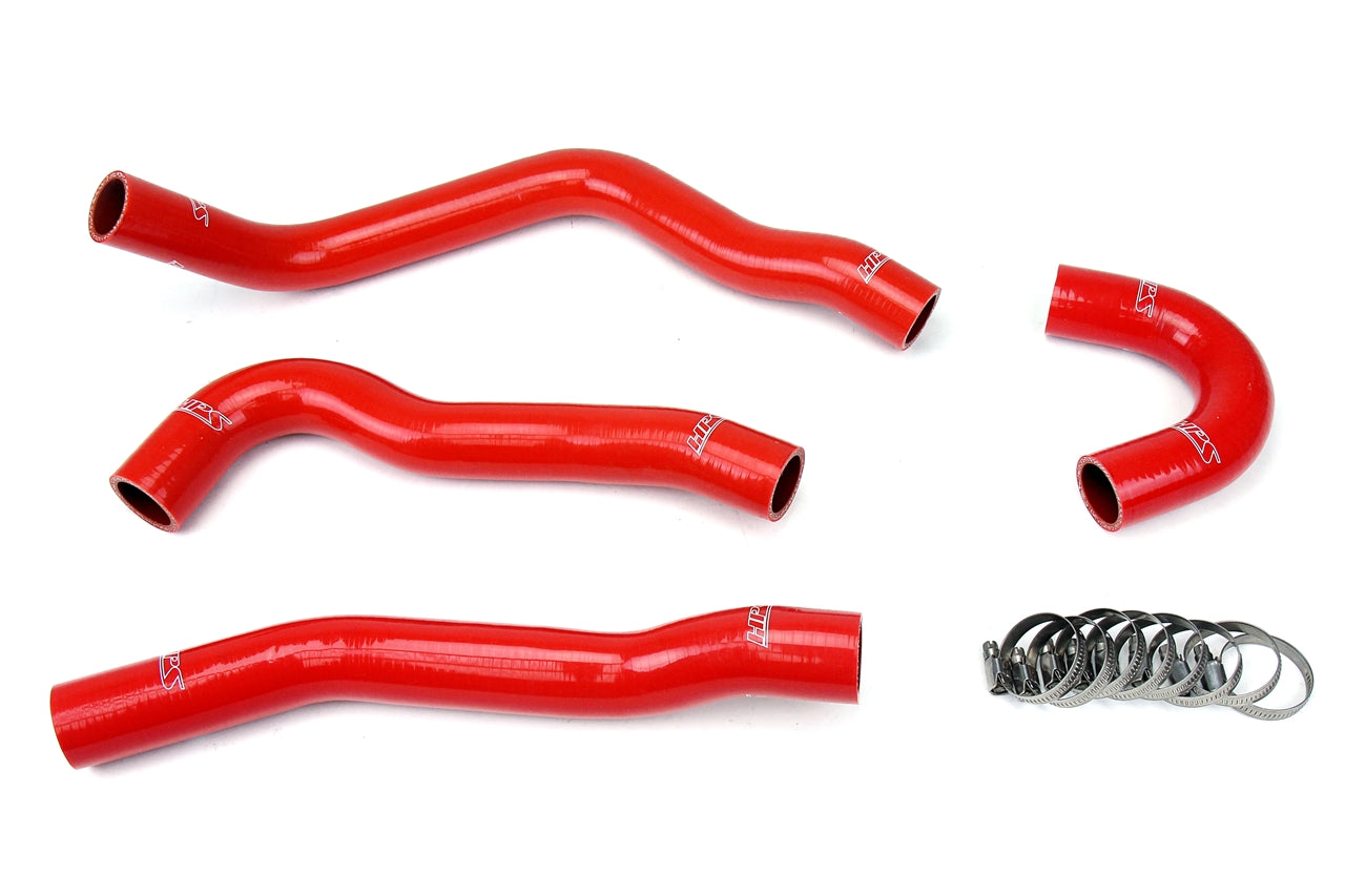 HPS Red Reinforced Silicone Radiator Hose Kit Coolant Mitsubishi Lancer EVO 10 57-1043-RED