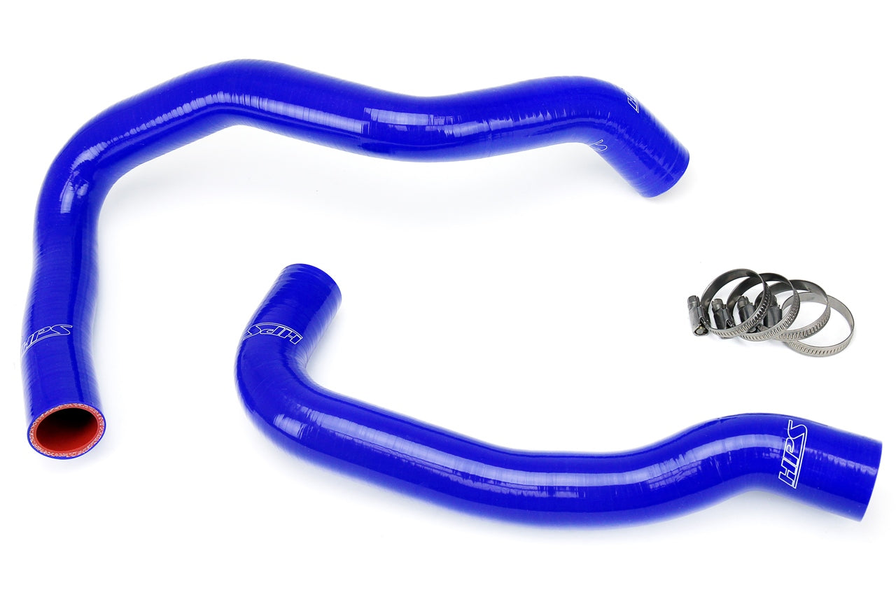 HPS Blue Reinforced Silicone Radiator Hose Kit Coolant Nissan 89-98 240SX KA 57-1044-BLUE