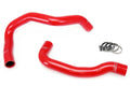 HPS Red Reinforced Silicone Radiator Hose Kit Coolant Nissan 89-98 240SX KA 57-1044-RED