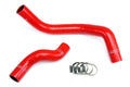 HPS Red Reinforced Silicone Radiator Hose Kit Coolant Nissan 89-98 240SX SR20DET 57-1045-RED