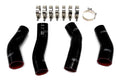 HPS Black Silicone Intercooler Hose Kit 1990-1996 Nissan 300ZX Z32 TT Fairlady Twin Turbo 57-1047-BLK
