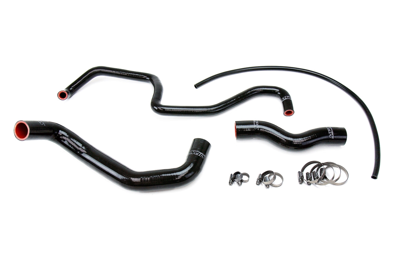 HPS Black Reinforced Silicone Radiator Hose Kit Coolant Infiniti 05-06 G35x Sedan 57-1048-BLK