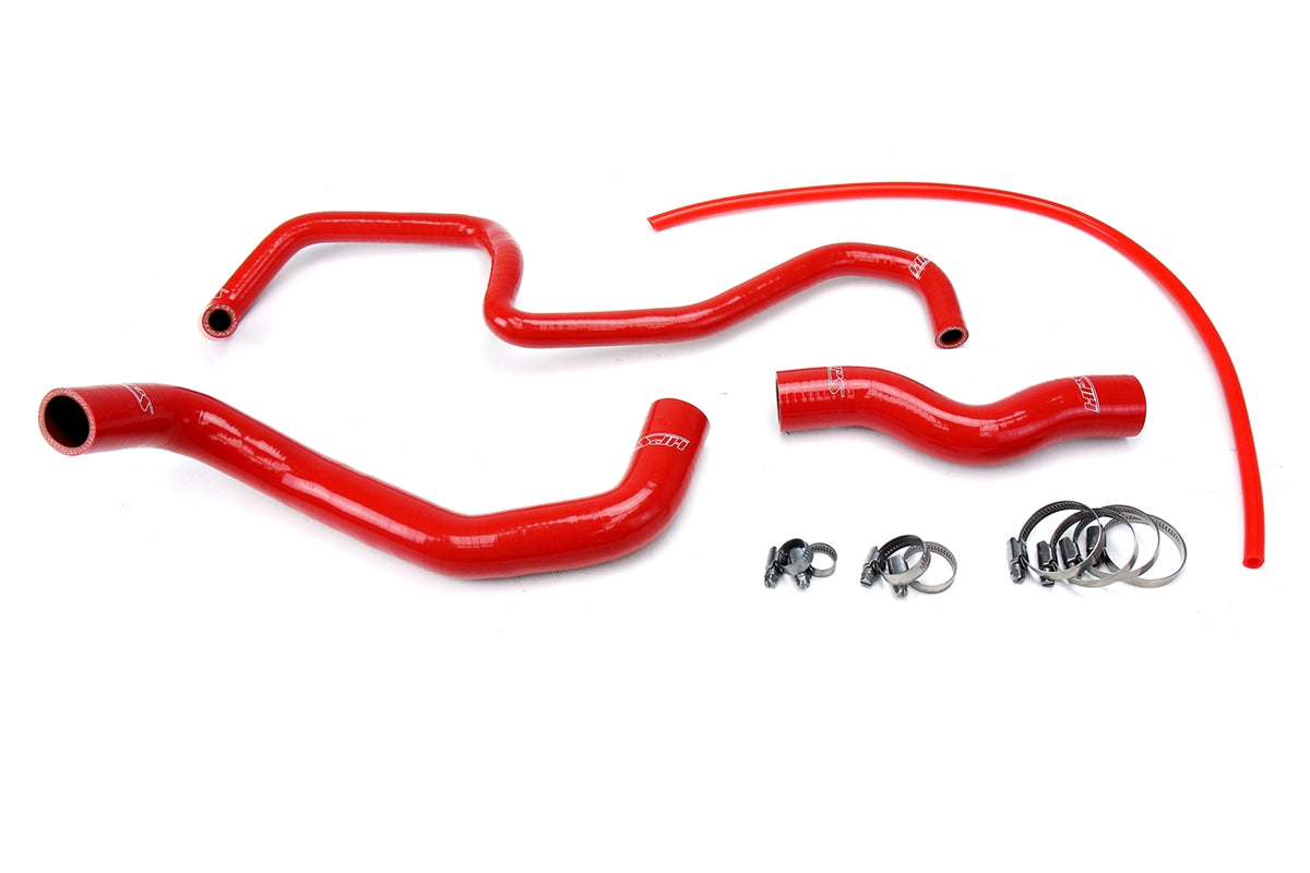 HPS Red Reinforced Silicone Radiator Hose Kit Coolant Nissan 03-06 350Z 57-1048-RED