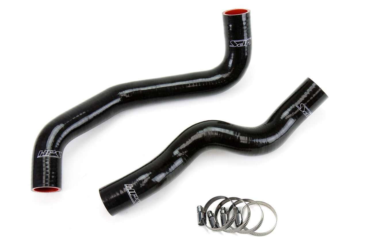 HPS Black Reinforced Silicone Radiator Hose Kit Coolant Infiniti 2011-2012 G25 57-1049-BLK