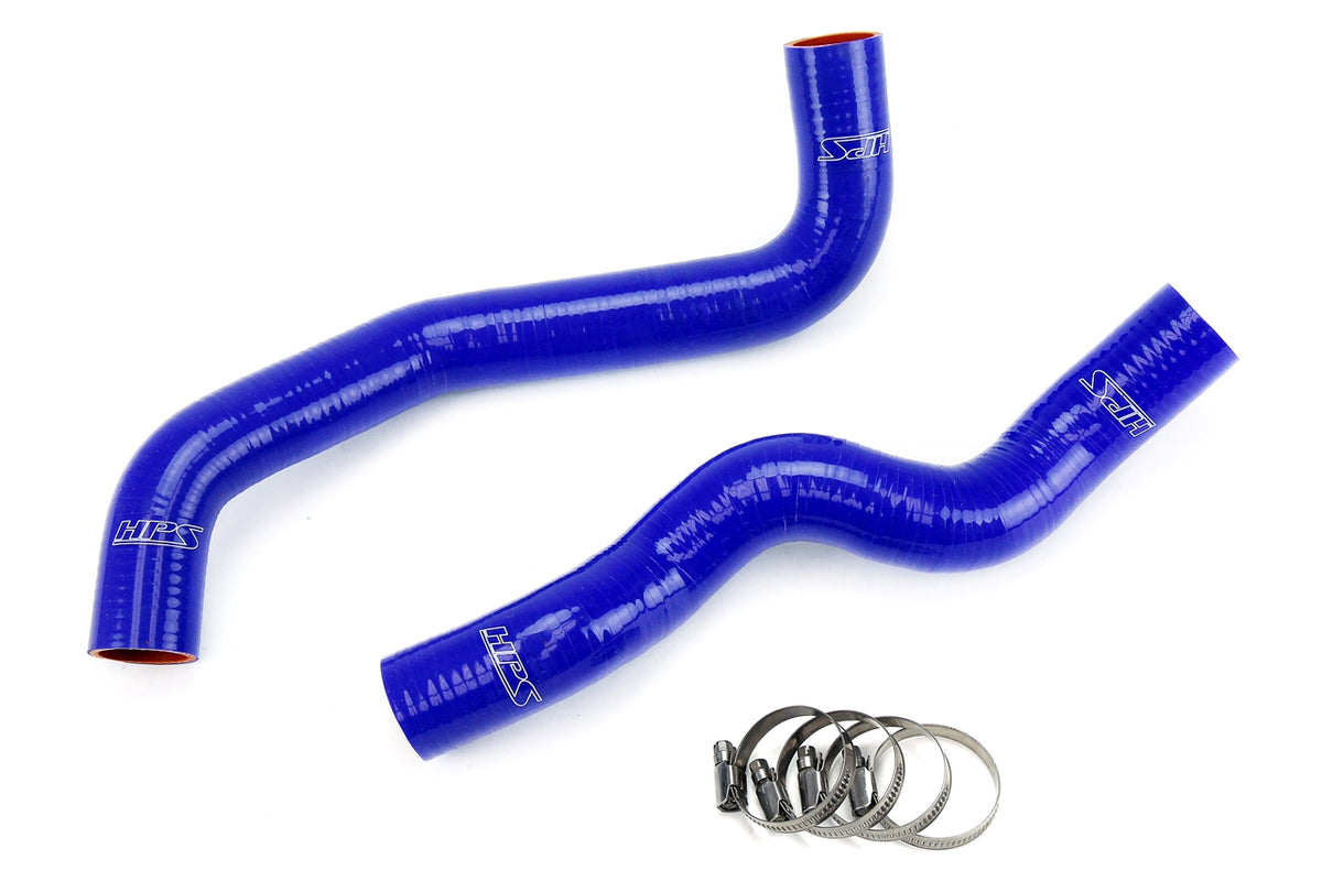 HPS Blue Reinforced Silicone Radiator Hose Kit Coolant Infiniti 08-13 G37x Coupe Sedan 57-1049-BLUE
