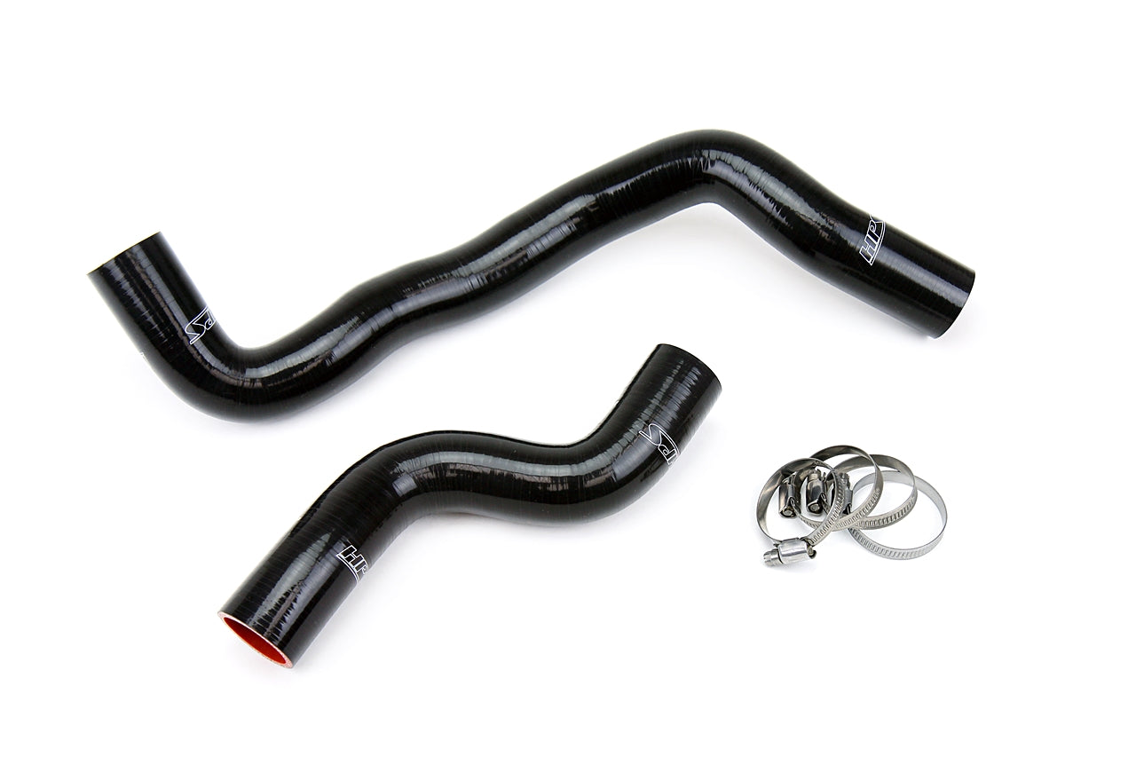 HPS Black Reinforced Silicone Radiator Hose Kit Coolant Nissan 91-99 Sentra SR 57-1054-BLK