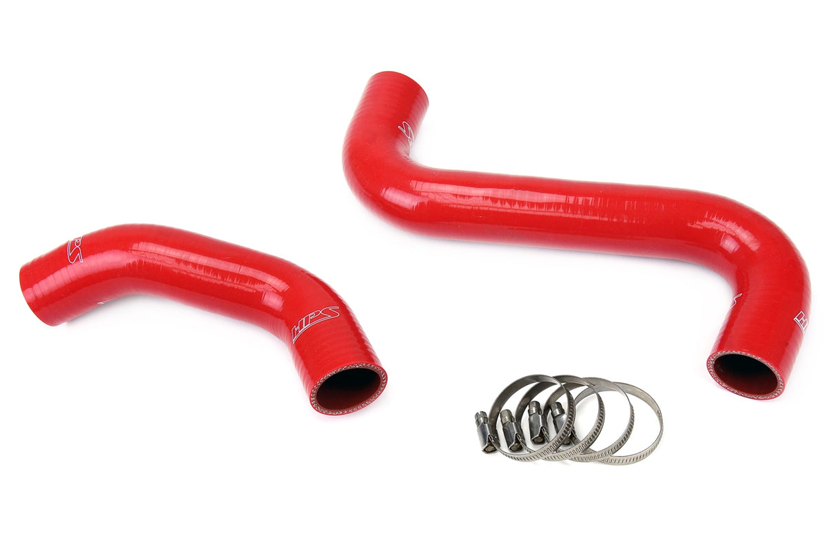 HPS Red Reinforced Silicone Radiator Hose Kit Coolant Subaru 01-07 WRX STI 57-1061-RED