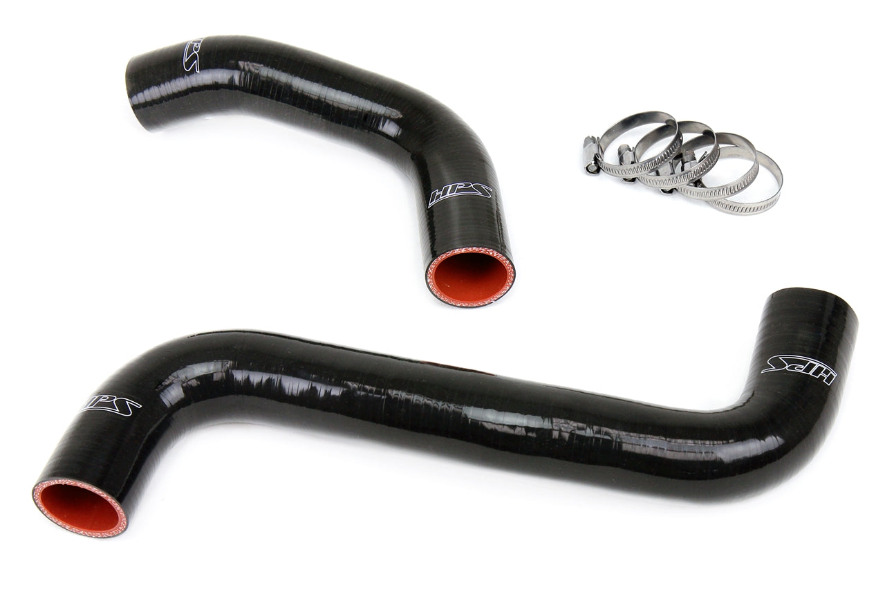 HPS Black Silicone Lower Upper Radiator Coolant Hose 2009-2010 Subaru Impreza 2.5 GT 2.5L Turbo 57-1064-BLK