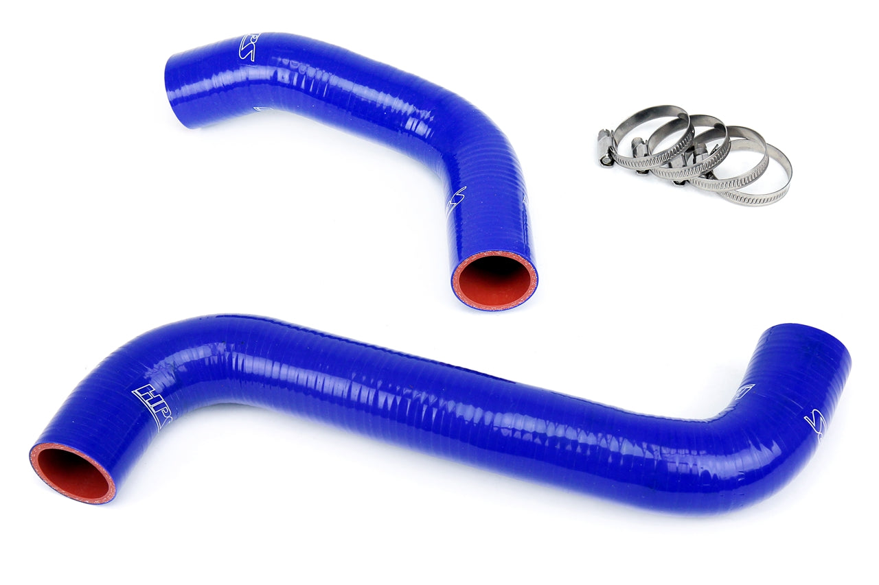 HPS Blue Reinforced Silicone Radiator Hose Kit Coolant Subaru 08-17 WRX STI 57-1064-BLUE