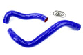 HPS Blue Reinforced Silicone Radiator Hose Kit Coolant Ford 99-01 F550 Superduty w/ 7.3L Diesel Single Alternator 57-1074-BLUE
