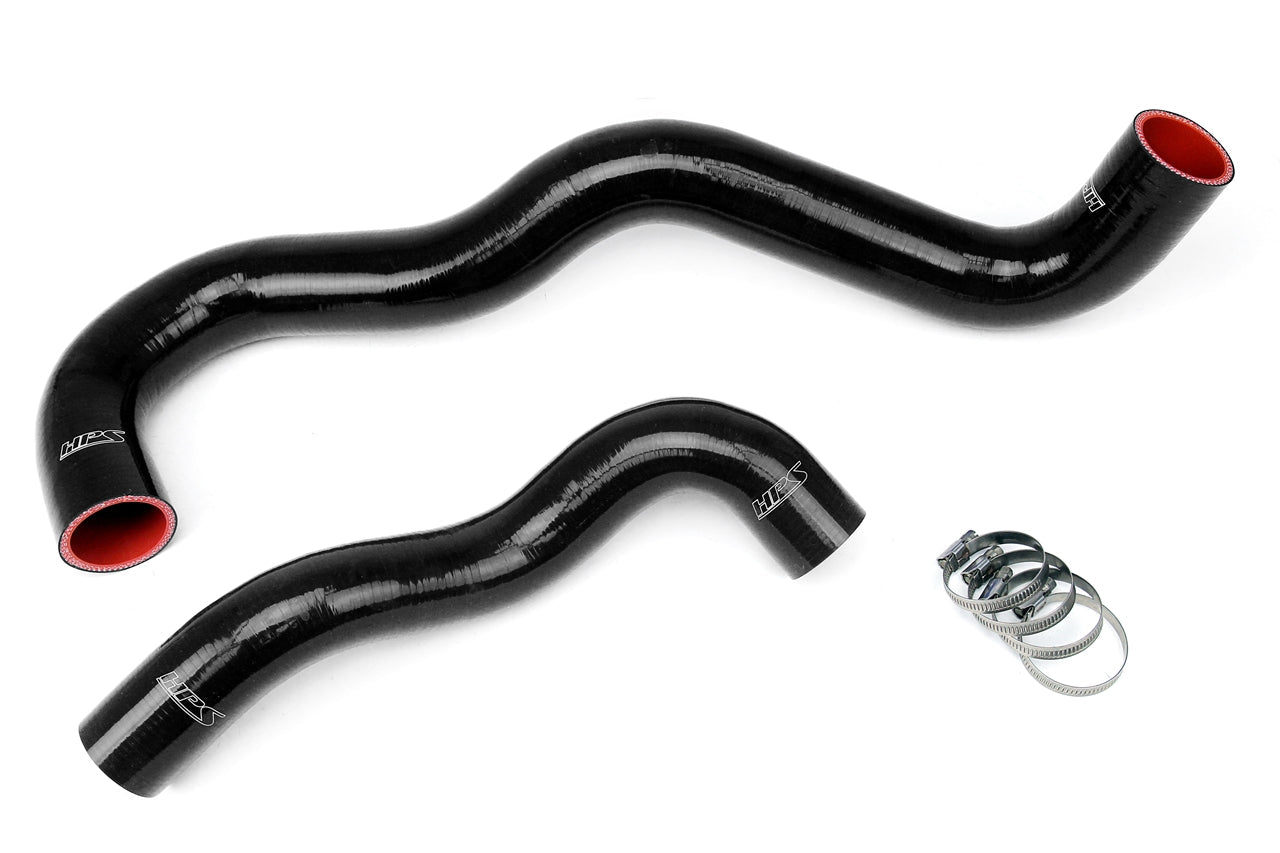 HPS Black Silicone Radiator Coolant Hose Kit 03-07 Ford F-350 Superduty 6.0L Diesel Turbo Twin Beam Suspension 57-1075-BLK
