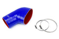 HPS Blue Reinforced Silicone Post MAF Air Intake Hose Kit BMW 01-06 E46 M3 57-1078-BLUE