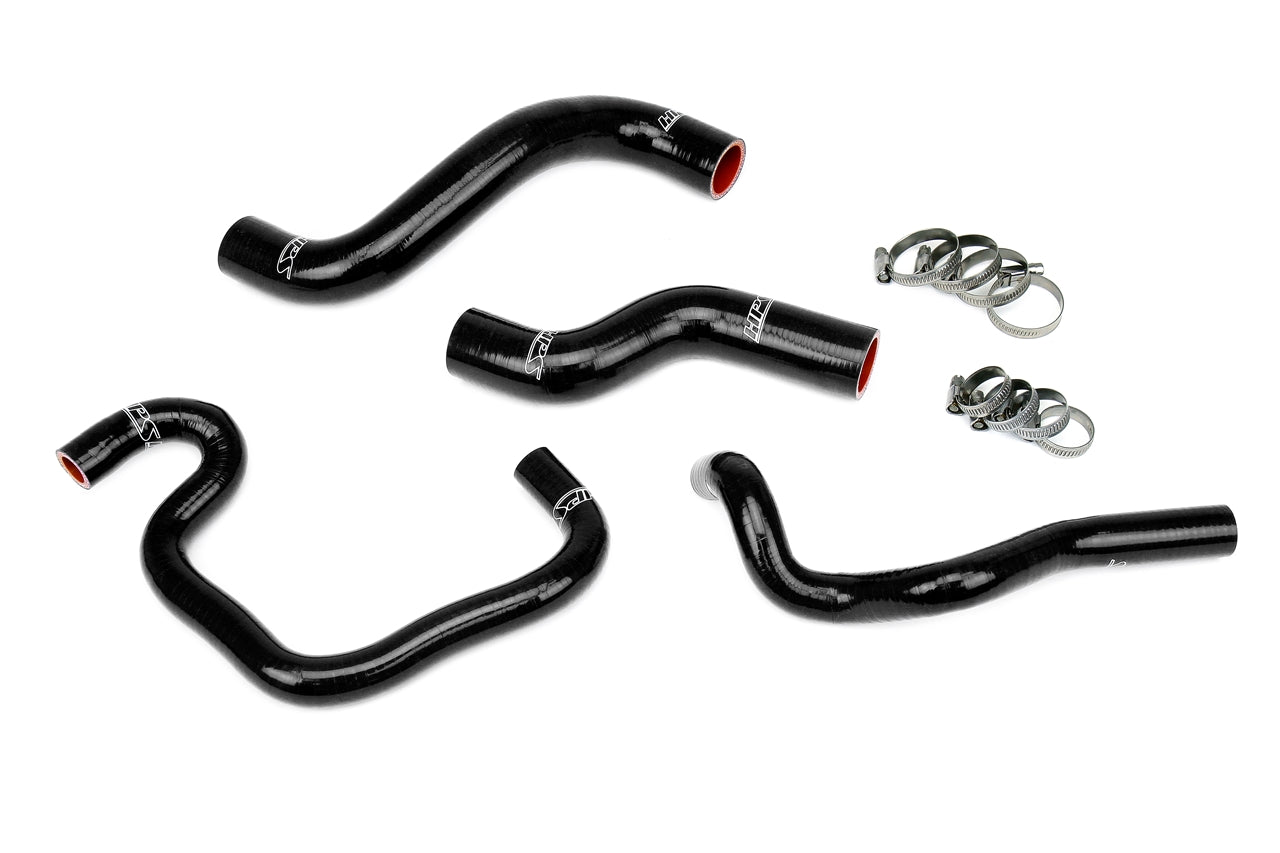 HPS Black Silicone Upper Lower Radiator and Heater Hose Kit 1995-1998 Toyota T100 3.4L V6 57-1080-BLK