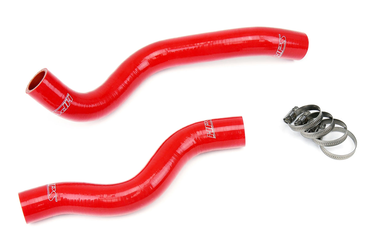 HPS Red Reinforced Silicone Radiator Hose Kit Coolant Honda 12-15 Civic Non Si 1.8L 57-1200-RED