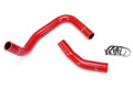 HPS Red Reinforced Silicone Radiator Hose Kit Coolant Toyota 85-87 Corolla AE86 57-1202-RED