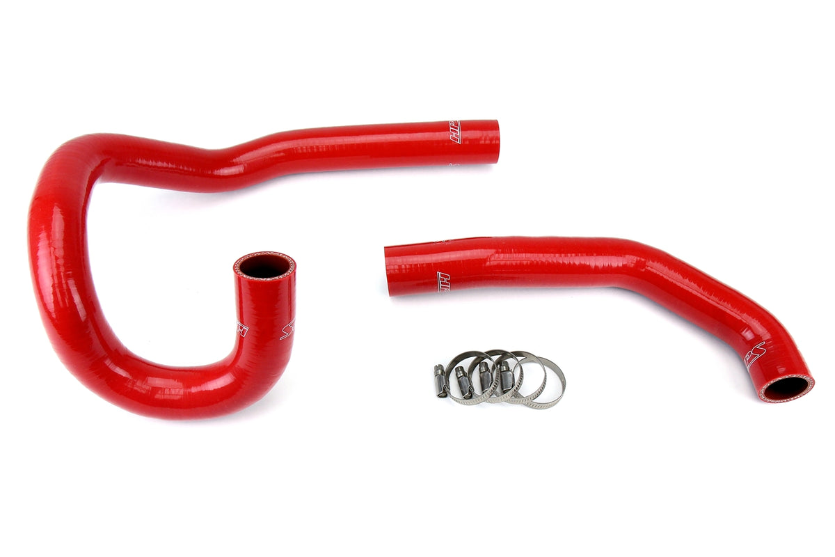 HPS Red Reinforced Silicone Radiator Hose Kit Coolant Toyota 86-92 Supra MK3 Turbo &amp; NA 7MGE / 7MGTE 57-1205-RED