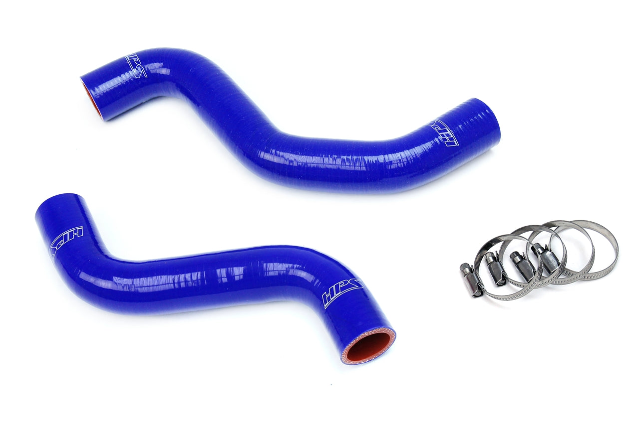 HPS Reinforced Blue Silicone Radiator Hose Kit Coolant, Toyota 95-04 Tacoma V6 3.4L Manual Trans, 57-1840-BLUE
