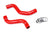 HPS Reinforced Red Silicone Radiator Hose Kit Coolant, Toyota 95-04 Tacoma V6 3.4L Manual Trans, 57-1840-RED