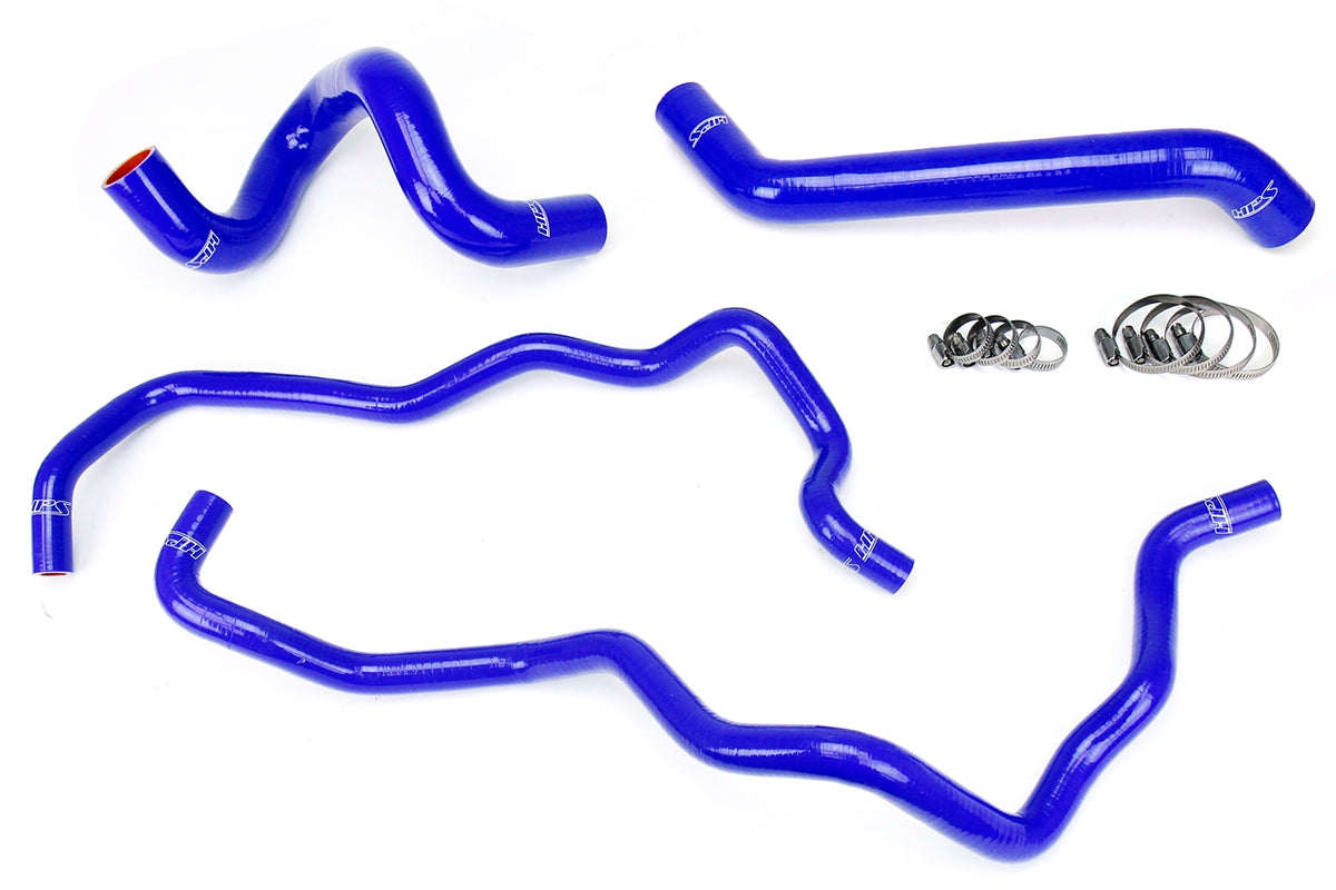 HPS Blue Reinforced Silicone Radiator + Heater Hose Kit Jeep 07-11 Wrangler JK 3.8L V6 57-1220-BLUE