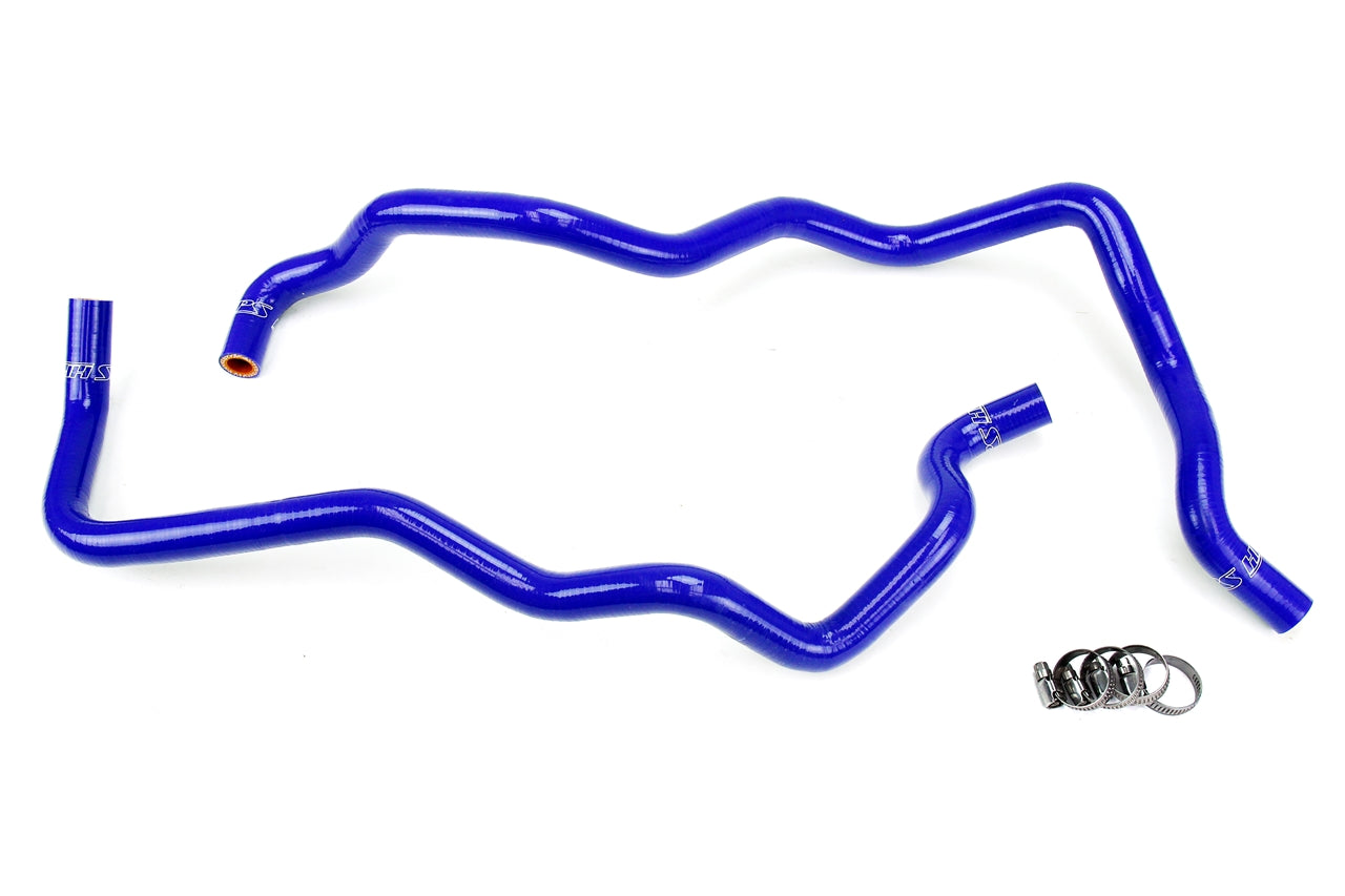 HPS Blue Reinforced Silicone Heater Hose Kit Jeep 07-11 Wrangler JK 3.8L V6 Left Hand Drive 57-1220H-BLUE