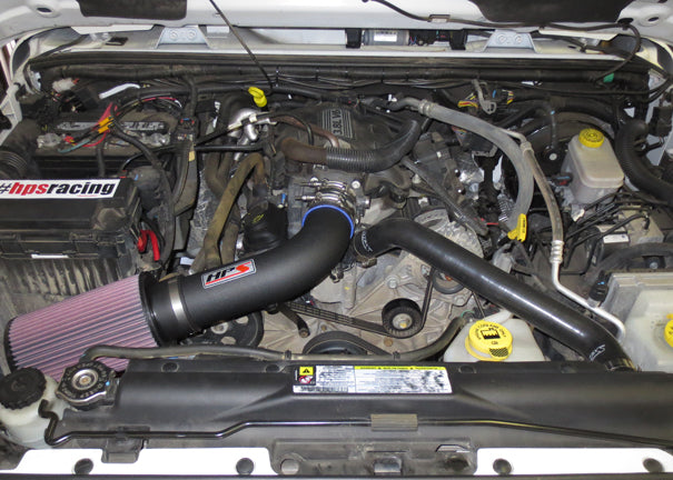 HPS Silicone Radiator Hose Kit Installed 2007-2011 Jeep Wrangler JK Unlimted 3.8L V6 57-1220R