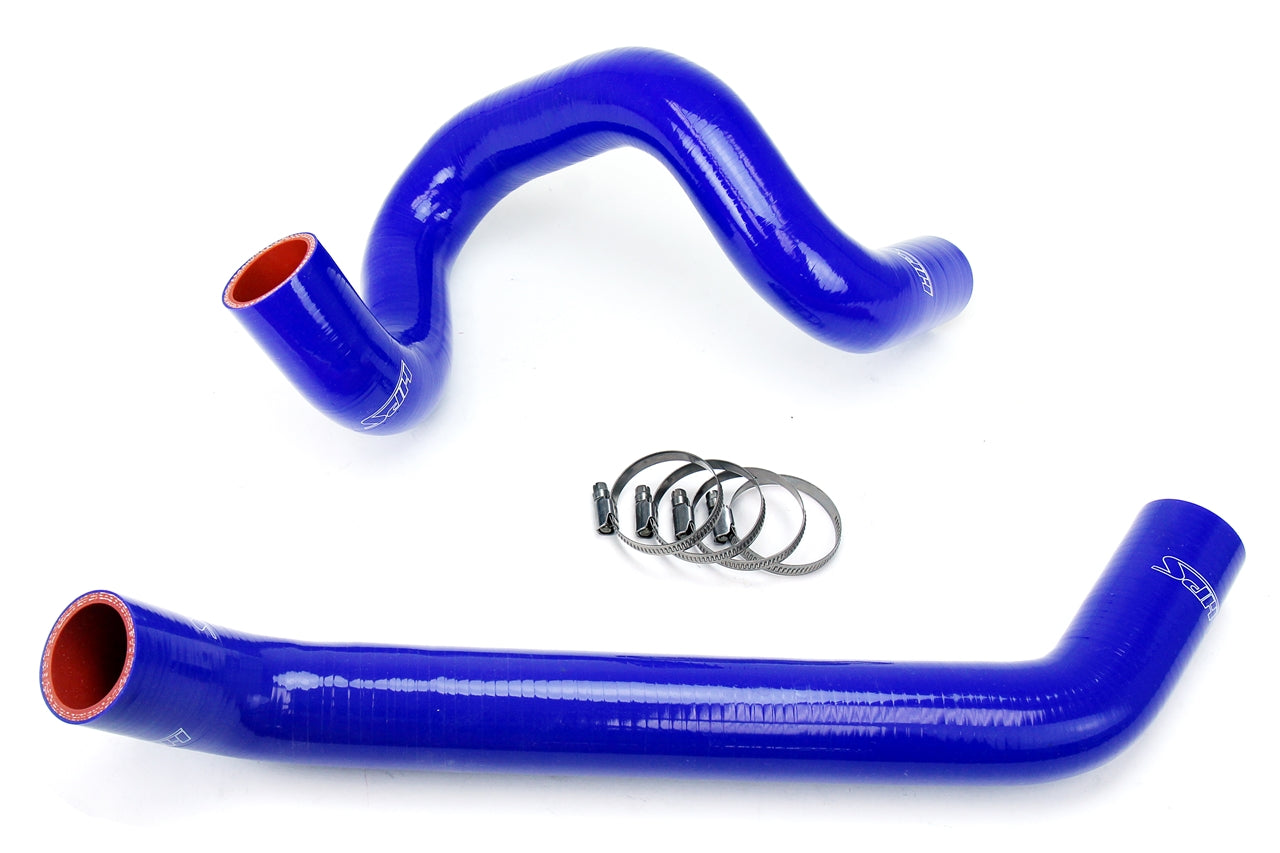 HPS Blue Reinforced Silicone Radiator Hose Kit Coolant Jeep 07-11 Wrangler JK 3.8L V6 57-1220R-BLUE