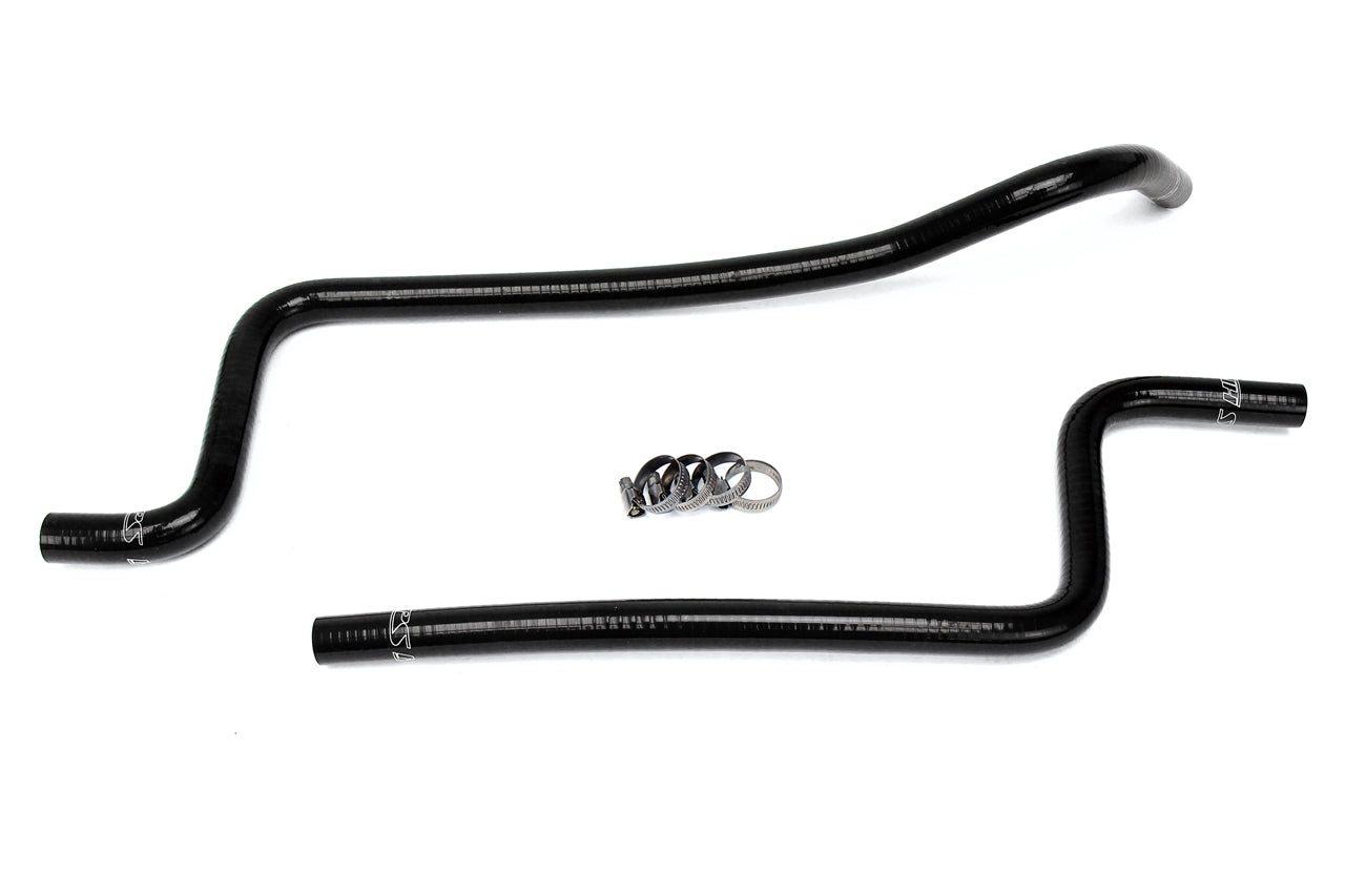 HPS Black Reinforced Silicone Heater Hose Kit Jeep 97-01 Wrangler TJ 4.0L 57-1221H-BLK