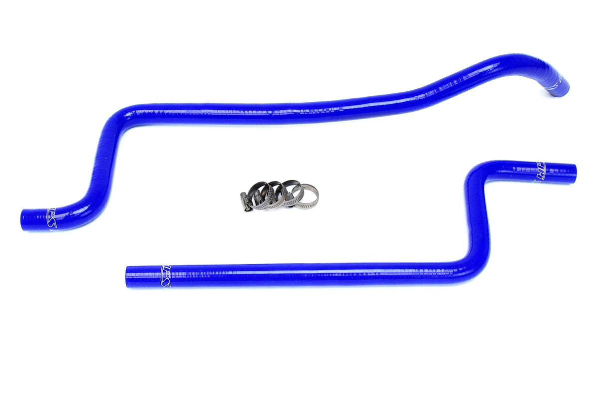 HPS Blue Reinforced Silicone Heater Hose Kit Jeep 97-01 Wrangler TJ 4.0L Left Hand Drive 57-1221H-BLUE