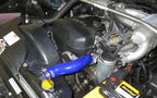 HPS Blue Reinforced Silicone Radiator Hose Kit Coolant Lexus 92-99 SC300 Non Turbo 2JZGE 3.0L I6 57-1225-BLUE Installed
