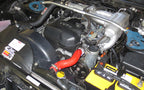 HPS Red Reinforced Silicone Radiator Hose Kit Coolant Lexus 92-99 SC300 Non Turbo 2JZGE 3.0L I6 57-1225-RED Installed