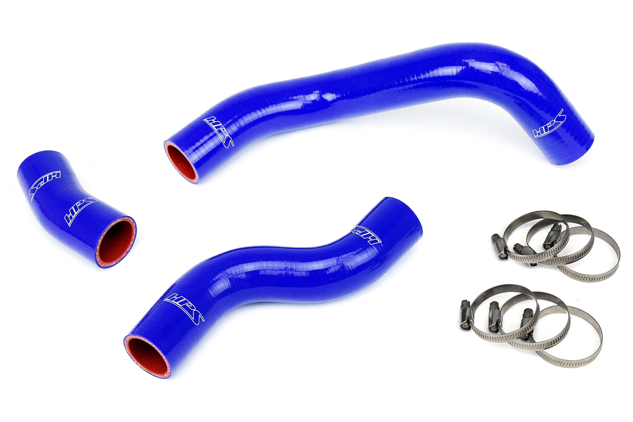 HPS Blue Reinforced Silicone Radiator Hose Kit Coolant Subaru 13-16 BRZ 57-1226-BLUE