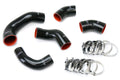 HPS Black Silicone Intercooler Hose Kit 2003-2007 Mitsubishi Lancer Evolution Turbo EVO 8 9 MR 57-1227-BLK
