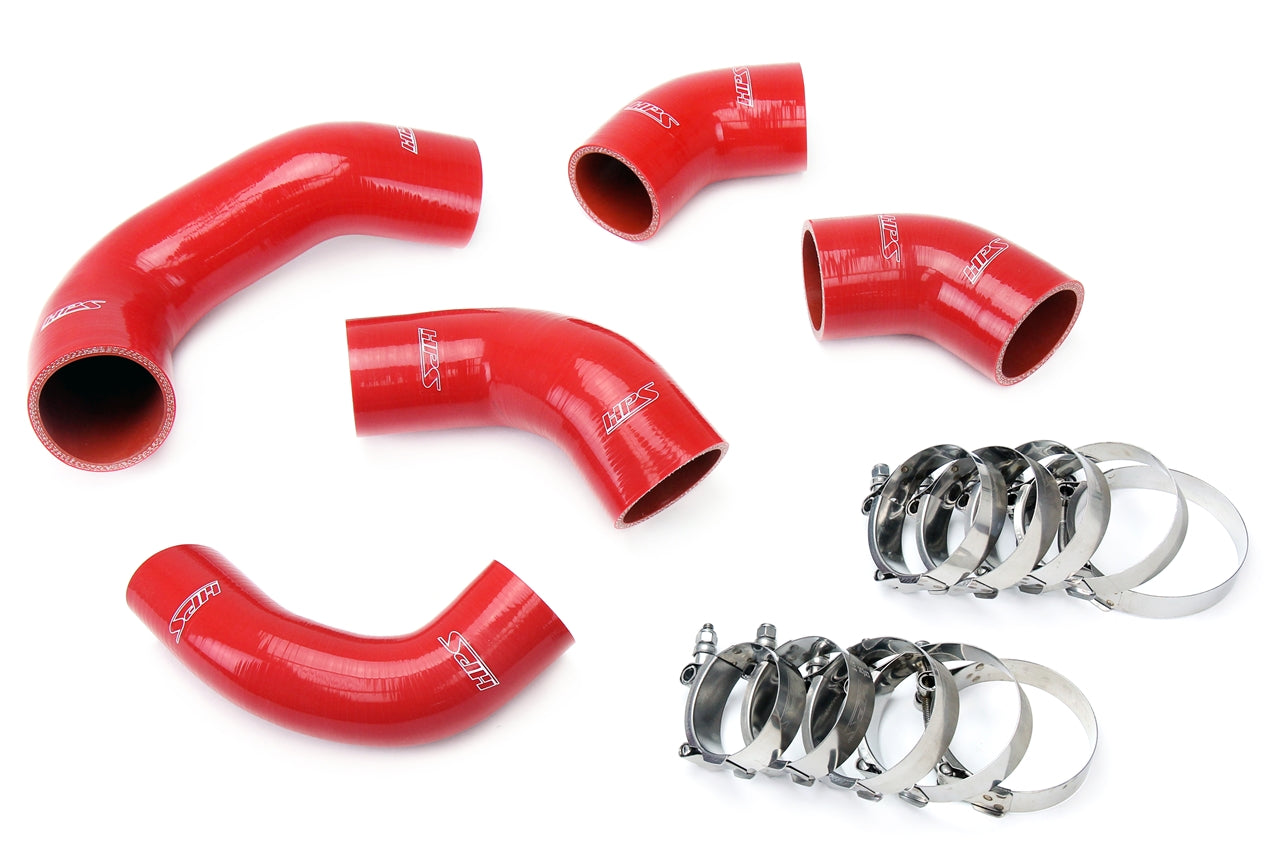 HPS Red Silicone Intercooler Hose Kit 2003-2007 Mitsubishi Lancer Evolution Turbo EVO 8 9 MR 57-1227-RED