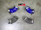 HPS Silicone Intercooler Hose Kit 2003-2007 Mitsubishi Lancer Evolution Turbo EVO 8 9 MR 57-1227 vs OEM Comparison