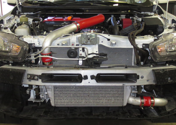 HPS Silicone Intercooler Hose Kit Installed 2008-2015 Mitsubishi Lancer Evolution Turbo EVO 10 X 57-1228