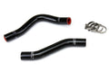 HPS Black Reinforced Silicone Radiator Hose Kit Coolant Honda 11-16 CRZ 57-1230-BLK