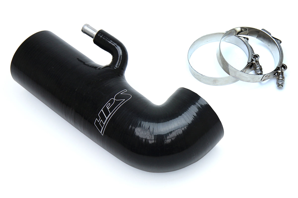 HPS Black Silicone Air Intake Kit Post MAF Hose 2013-2016 Scion FRS FR-S delete stock sound tube 57-1231-BLK