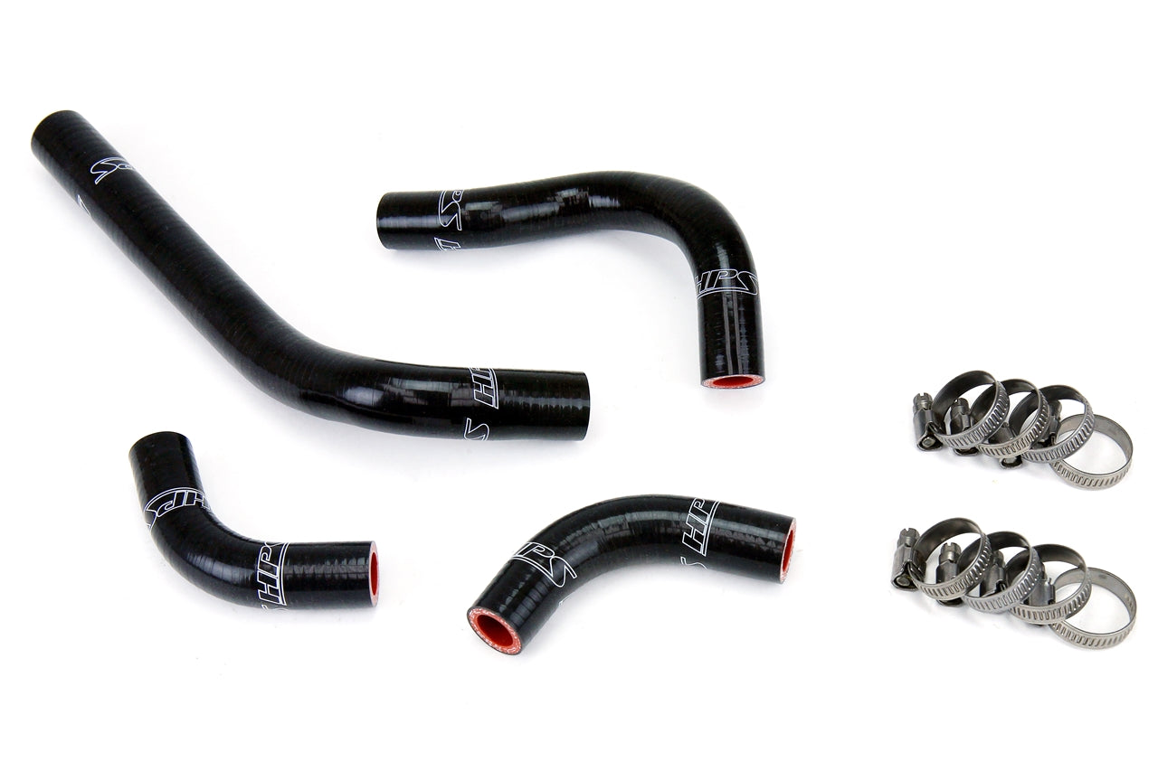 HPS Black Reinforced Silicone Radiator Hose Kit Coolant Honda 04-09 CRF250X 57-1234-BLK