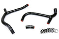 HPS Black Reinforced Silicone Radiator Hose Kit Coolant Honda 09-12 CRF450R 57-1236-BLK